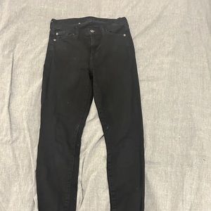 7 for All Mankind Black Skinny Gwenevere -24